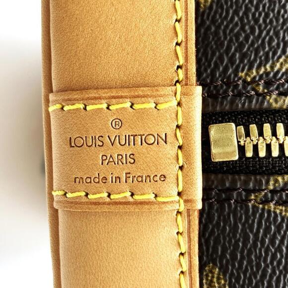 LOUIS VUITTON Brown Monogram Canvas Alma Bag - Picture 2 of 11